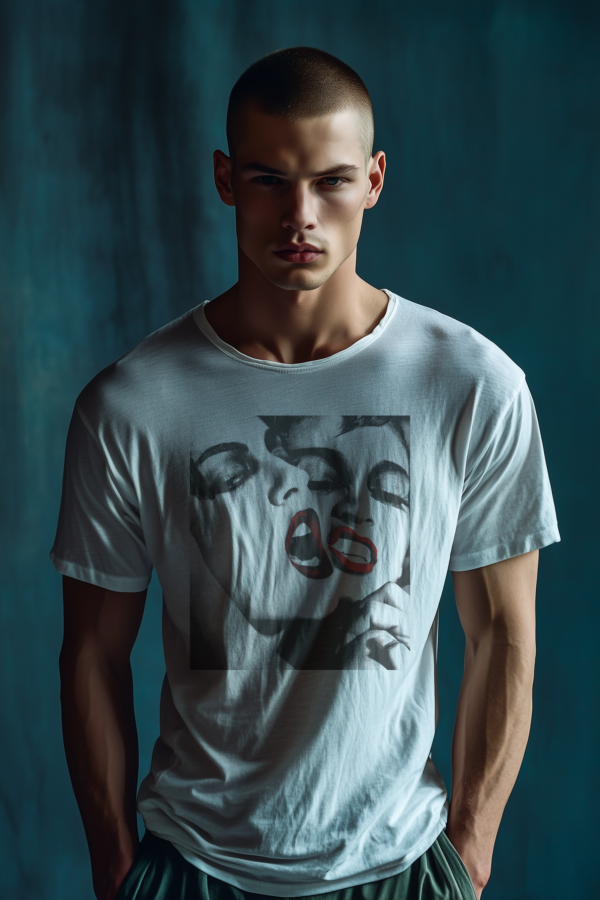 Men's Rebel Femme White T-Shirt - Image 4