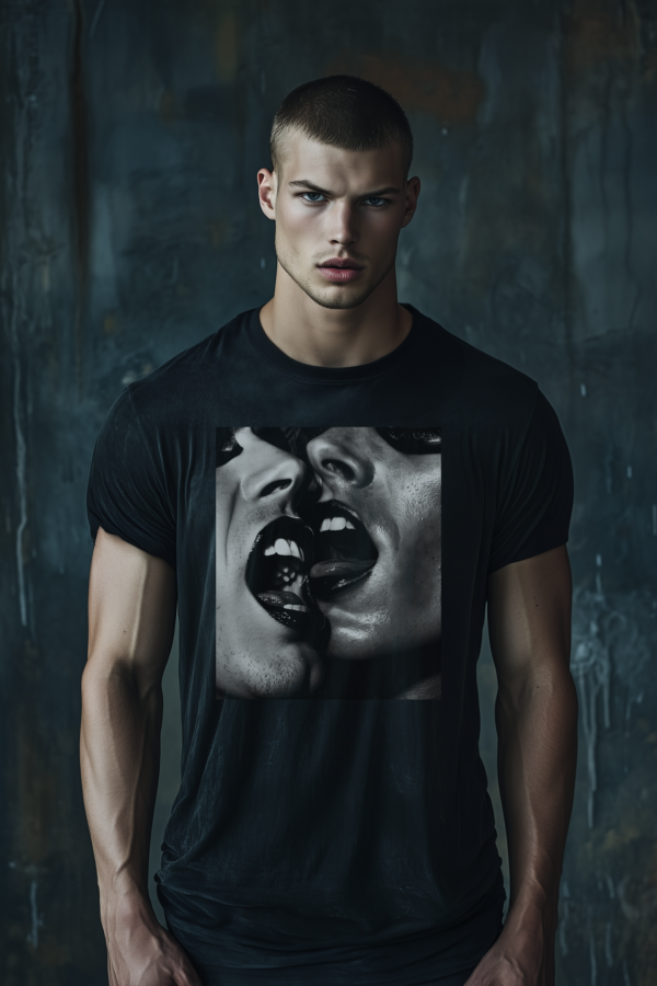Men's Rebel Homme Black T-Shirt