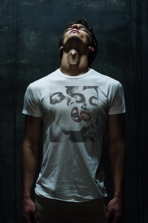 Men's Rebel Femme White T-Shirt - Image 5