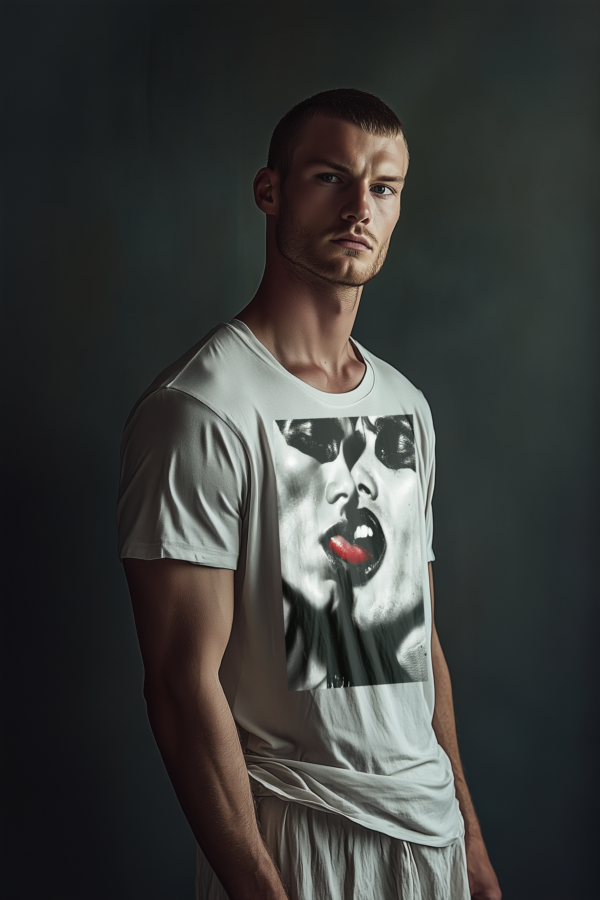 Men's Rebel Homme 2 White Tee