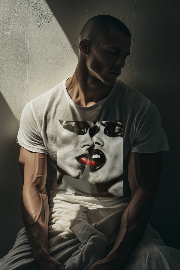 Men's Rebel Homme 2 White Tee - Image 5