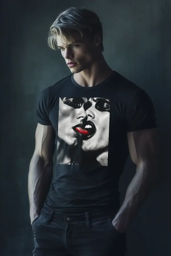 Men's Rebel Homme 2 Black Tee